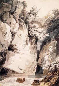 Côme aquarelle peintre paysages Thomas Girtin Peinture à l'huile